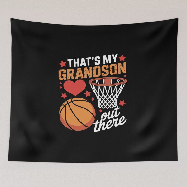 Item preview, That's My Grandson Out There Basketball Grandma Mother's Day designed and sold by BlassmausArt.