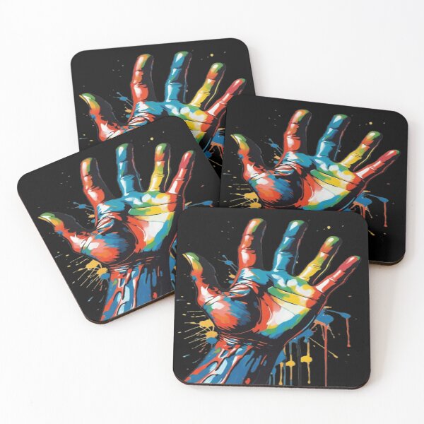 Item preview, Colorful human hand. designed and sold by DaliaSabryTee.