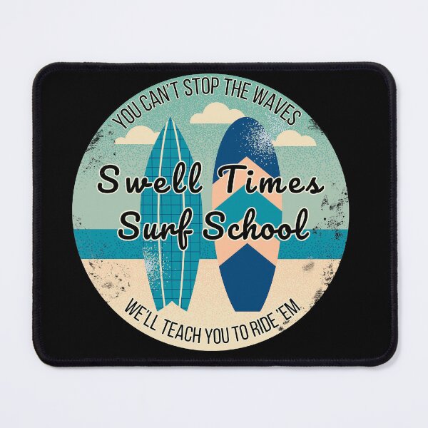 Item preview, Vintage 70s Surf Aesthetic: Swell Times Surf School designed and sold by alizye.