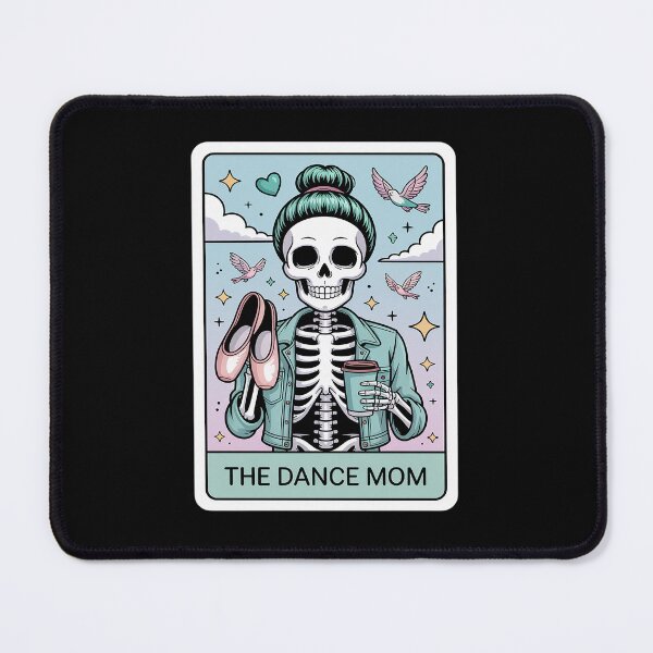 Item preview, The Dance Mom Skeleton Tarot Card, Dance Mama Mother's Day designed and sold by BlassmausArt.