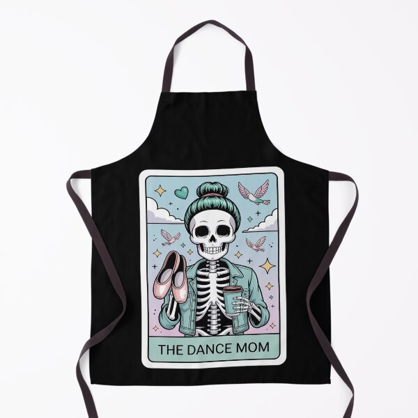 Item preview, The Dance Mom Skeleton Tarot Card, Dance Mama Mother's Day designed and sold by BlassmausArt.