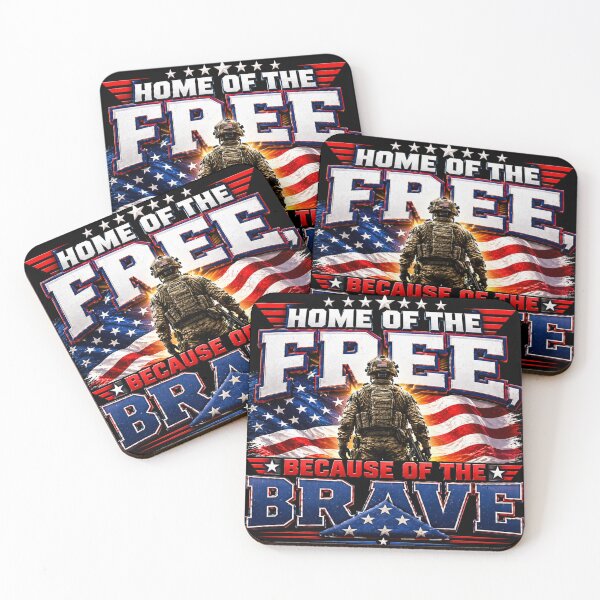 Item preview, Home of the Free Because of the Brave  designed and sold by SassiDesigns.