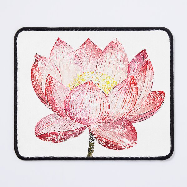 Item preview, Distressed Watercolor Lotus Bloom designed and sold by alizye.