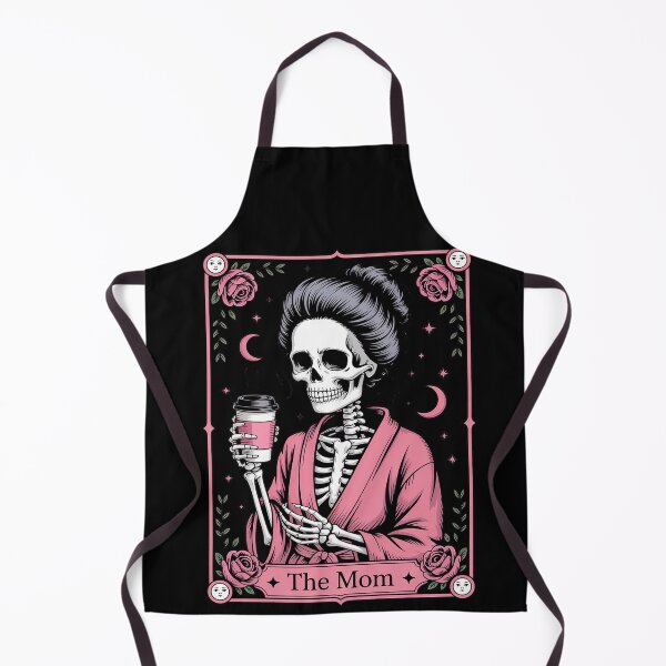 Item preview, The Mom Tarot Card Skeleton Mama Coffee Happy Mother's Day designed and sold by BlassmausArt.