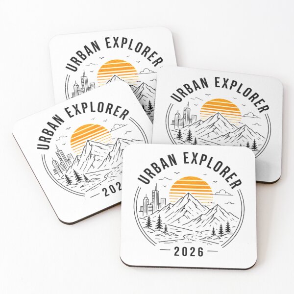 Item preview, Retro Urban Explorer 2026 - Vintage Mountain City Skyline Aesthetic designed and sold by The Urban Explorer.