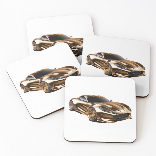 Item preview, Golden Sportscar Design designed and sold by New-School-Wave.