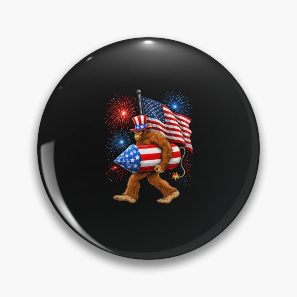 Item preview, Bigfoot Patriotic Merica designed and sold by Le7yaStore.