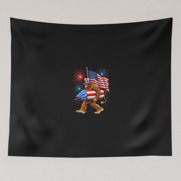 Item preview, Bigfoot Patriotic Merica designed and sold by Le7yaStore.