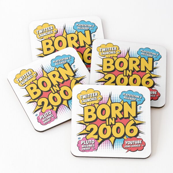 Item preview, ✨Born in 2006 — Retro Comic Book Pop Art Birthday Design | 20th Birthday Celebration designed and sold by CheersTOGETHER.