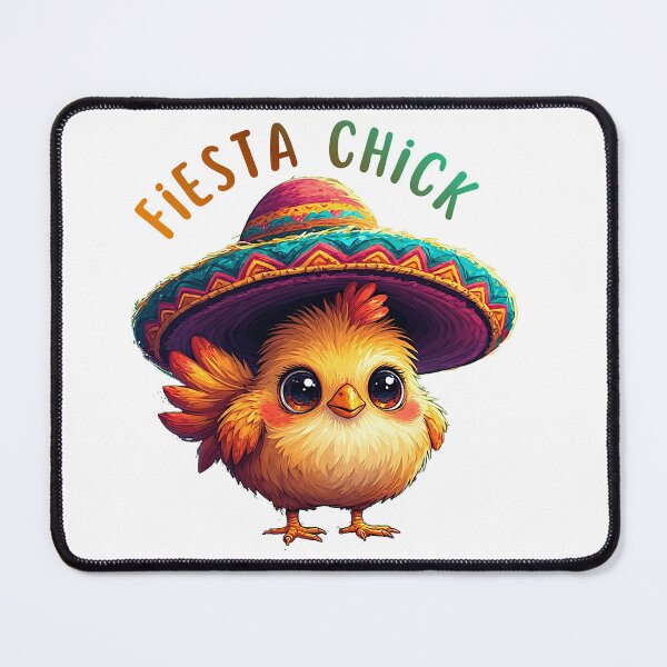 Item preview, Fiesta Chic Cute Baby Chick in Mexican Sombrero — Funny Cinco De Mayo Art" designed and sold by alizye.