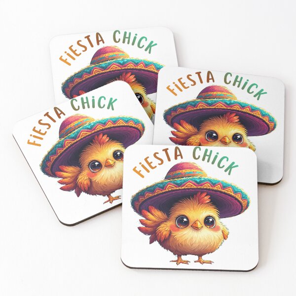 Item preview, Fiesta Chic Cute Baby Chick in Mexican Sombrero — Funny Cinco De Mayo Art" designed and sold by alizye.