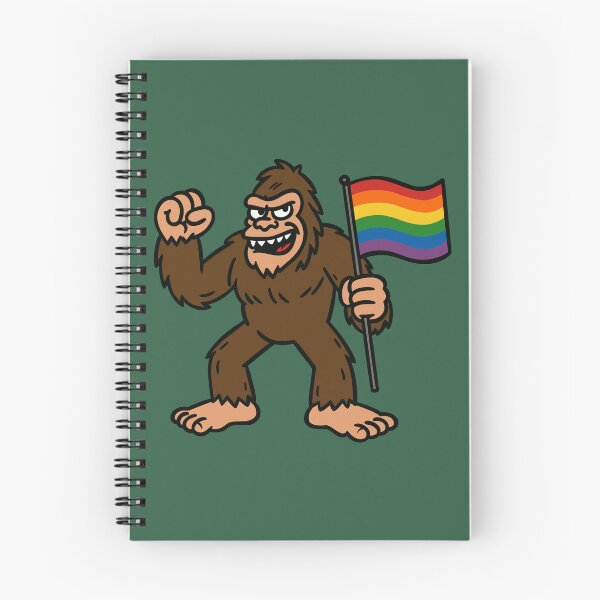 Item preview, Gay Pride Bigfoot designed and sold by Ghost on Toast.