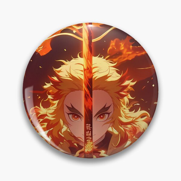Item preview, Kyojuro Rengoku Demon Slayer Dragon Flame Focus designed and sold by TanglenRabbit.
