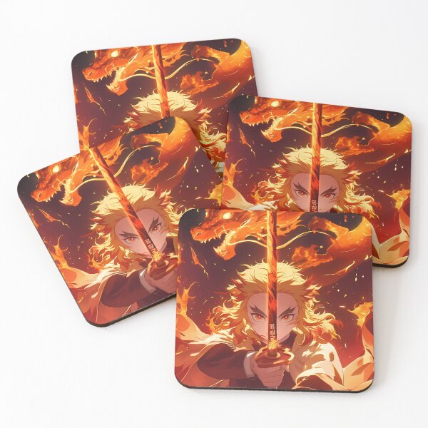 Item preview, Kyojuro Rengoku Demon Slayer Dragon Flame Focus designed and sold by TanglenRabbit.