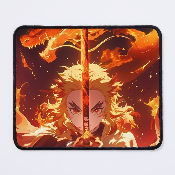 Item preview, Kyojuro Rengoku Demon Slayer Dragon Flame Focus designed and sold by TanglenRabbit.