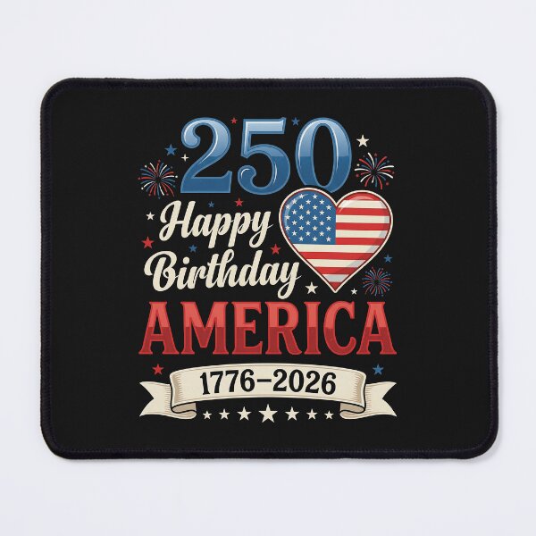 Item preview, USA Hearts 250 Birthday designed and sold by Le7yaStore.