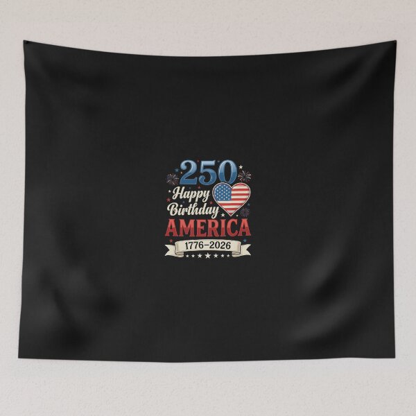 Item preview, USA Hearts 250 Birthday designed and sold by Le7yaStore.