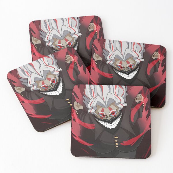 Item preview, Okarun Dandadan Fierce Crouch Red Background Supernatural Mode designed and sold by TanglenRabbit.