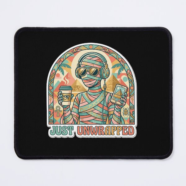 Item preview, Modern Mummy - Just Unwrapped Retro Egyptian Pop Art designed and sold by zytooFree.