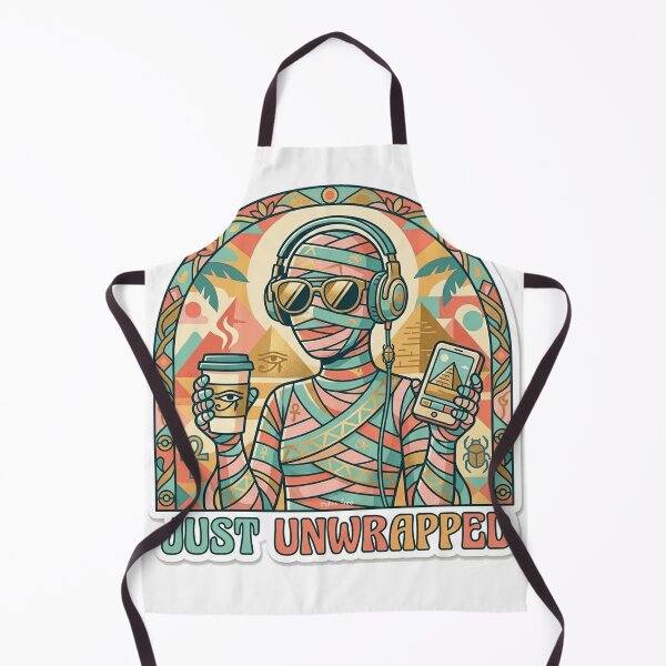 Item preview, Modern Mummy - Just Unwrapped Retro Egyptian Pop Art designed and sold by zytooFree.