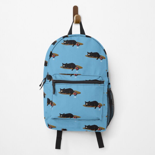 Item preview, Just Riding the Wave – Chill Surfing Cat Illustration designed and sold by Cat-tinto.