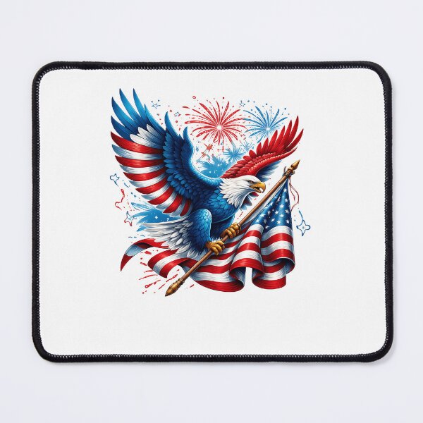 Item preview, Patriotic Eagle American Flag Fireworks designed and sold by Le7yaStore.
