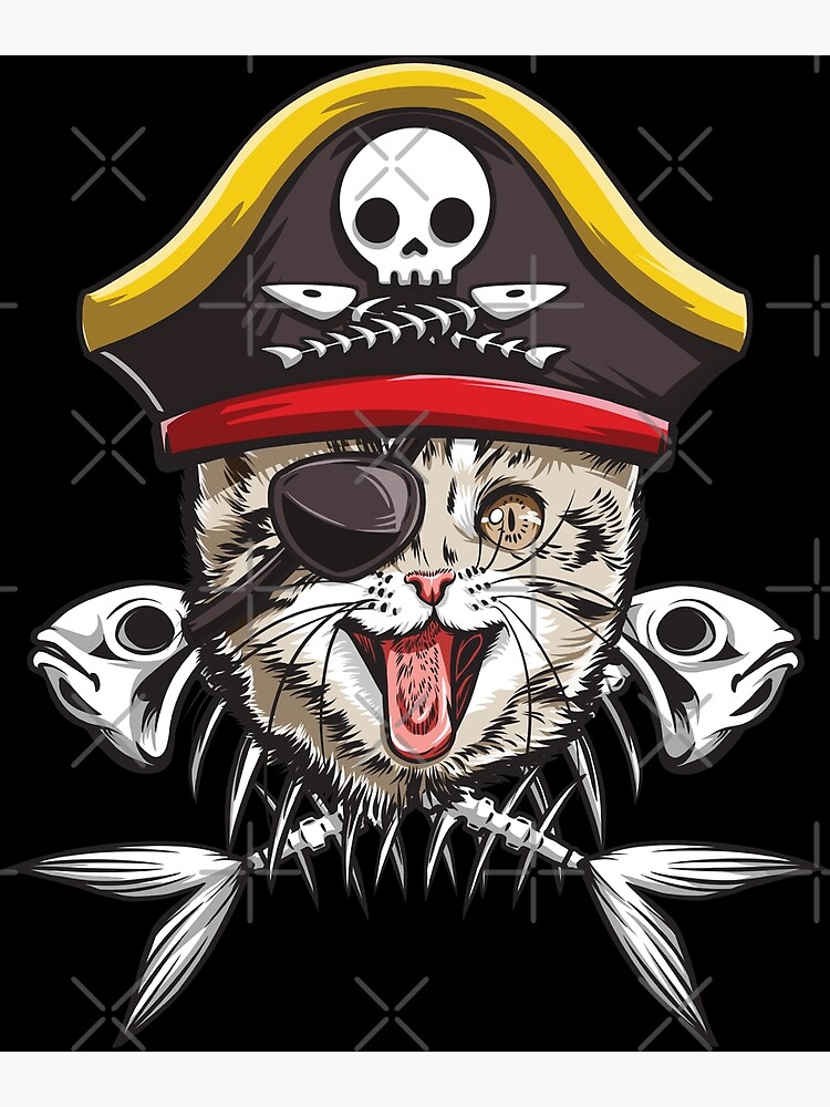 Piraten Flagge Schädel und Schwerter Jolly Roger Männer T-Shirt