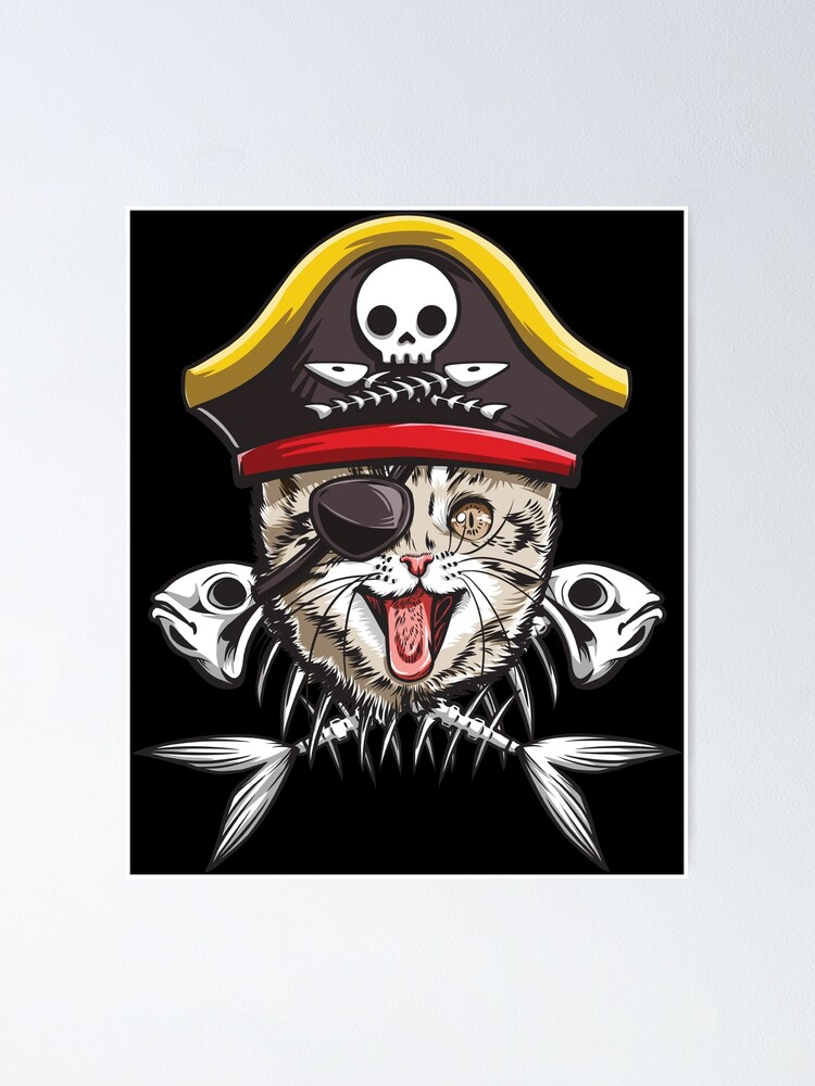 Piraten Flagge Schädel und Schwerter Jolly Roger Männer T-Shirt