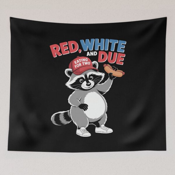 Item preview, Funny Raccoon 4th of July Patriotic designed and sold by isatnelkaitio.