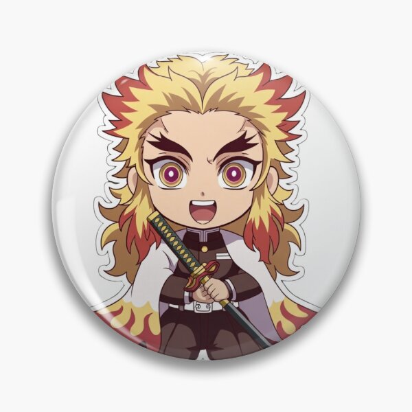 Item preview, Kyojuro Rengoku Demon Slayer Chibi Fan Art designed and sold by DanielR04.