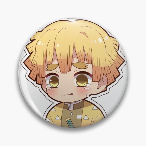 Item preview, Zenitsu Demon Slayer Chibi Fan Art designed and sold by DanielR04.