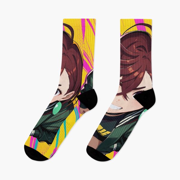 Item preview, Momo Ayase Dandadan Neon Pop Art Running Energy designed and sold by TanglenRabbit.