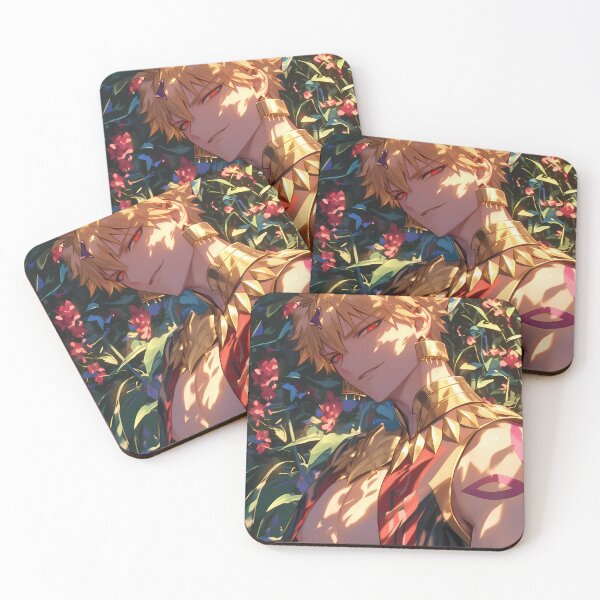 Item preview, Gilgamesh Fate Grand Order Golden Floral Kingly Stare designed and sold by TanglenRabbit.