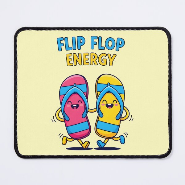 Item preview, Flip Flop Energy – Fun Summer Sandals Design designed and sold by Sea Gem.