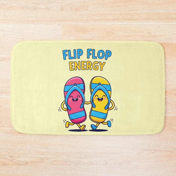 Item preview, Flip Flop Energy – Fun Summer Sandals Design designed and sold by Sea Gem.