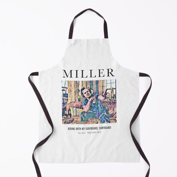 Item preview, New Girl Nick Miller "Riding With My Surfboard" designed and sold by Sarah Teigland.