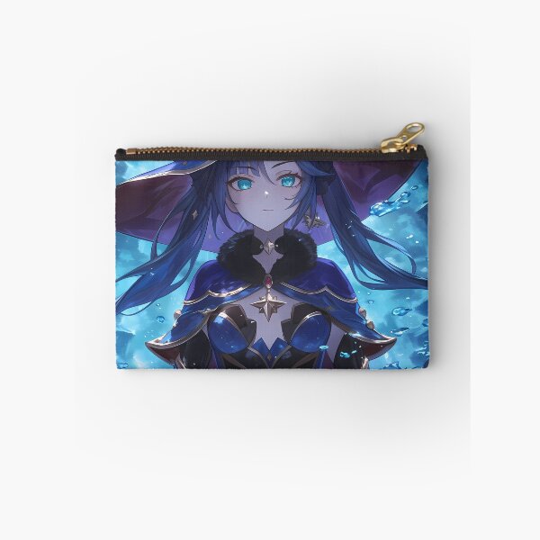 Item preview, Mona Genshin Impact Starry Water Mage Blue Glow Witch Hat designed and sold by TanglenRabbit.