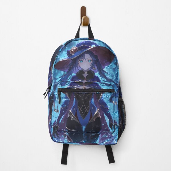 Item preview, Mona Genshin Impact Starry Water Mage Blue Glow Witch Hat designed and sold by TanglenRabbit.