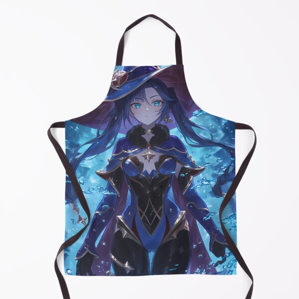 Item preview, Mona Genshin Impact Starry Water Mage Blue Glow Witch Hat designed and sold by TanglenRabbit.