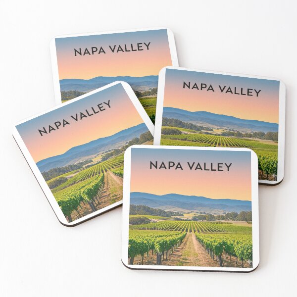 Item preview, Napa Valley California Travel Poster Wine Country Wall Art Vineyard Vacation Print designed and sold by Eclipse 3699.