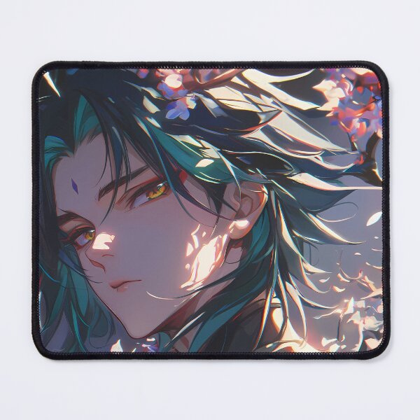 Item preview, Xiao Genshin Impact Cherry Blossom Quiet Vigil designed and sold by TanglenRabbit.