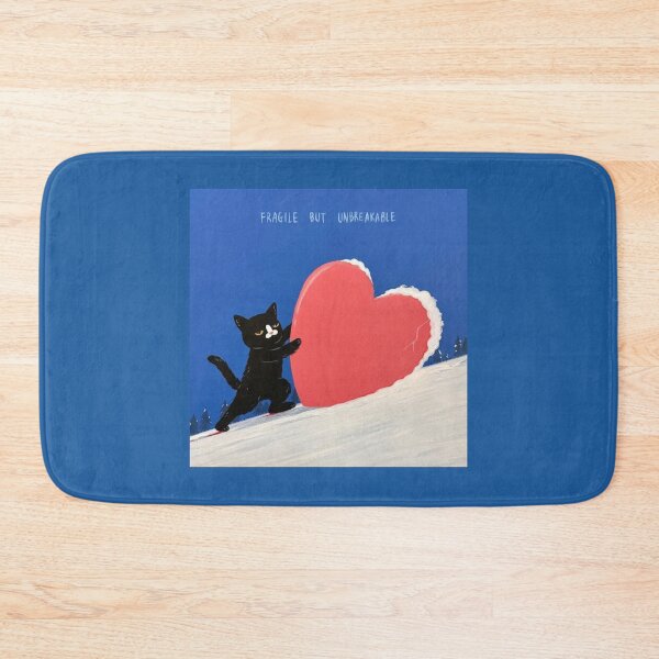 Item preview, Fragile but Unbreakable – Emotional Cat Illustration designed and sold by Cat-tinto.