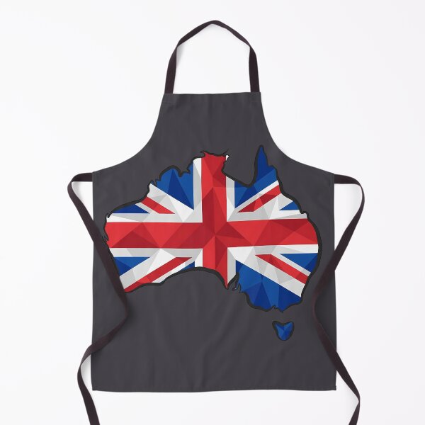 Item preview, Australia Map UK Flag Heritage Modern Art designed and sold by MeldMerch Map & Flag Co..