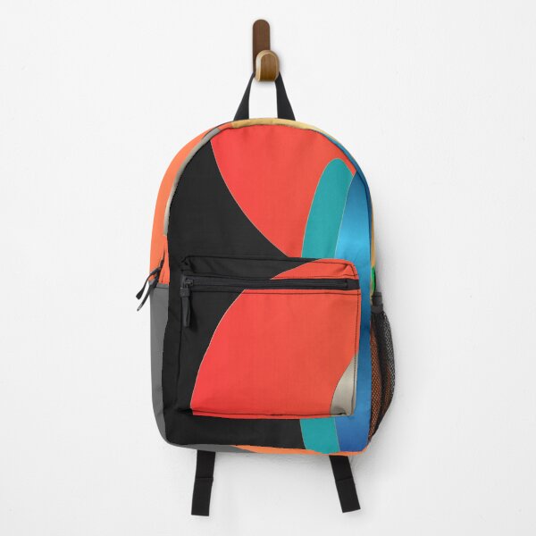 Item preview,  Midnight Totem — Coral Teal and Silver Geometric Abstract designed and sold by Dee Tirang.
