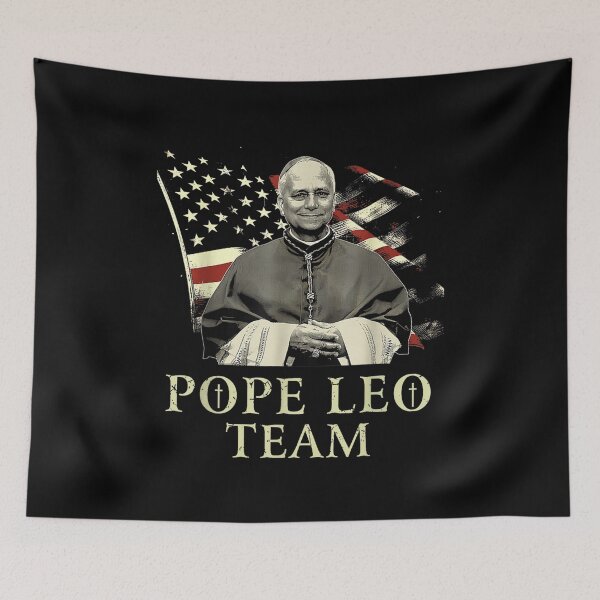 Item preview, I Stand with Pope Leo XIV  Retro Faith Team Pope Leo  designed and sold by OMITTEROMINOUS.