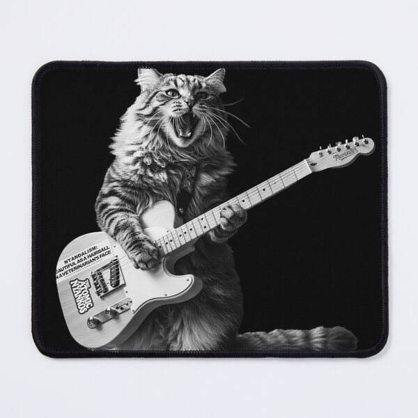 Item preview, Grunge Icon Cat: Policed by Purr-ism, The Nyandalism Guitar Maestro designed and sold by The Atomics.