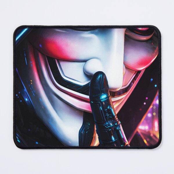 Item preview, Cyberpunk Hacker Mask Shush Neon Glow designed and sold by RamyGallery.