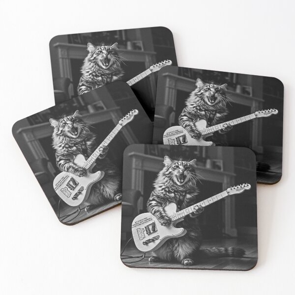 Item preview, Grunge Icon Cat: Policed by Purr-ism, TheNyandalism Guitar Maestro designed and sold by The Atomics.