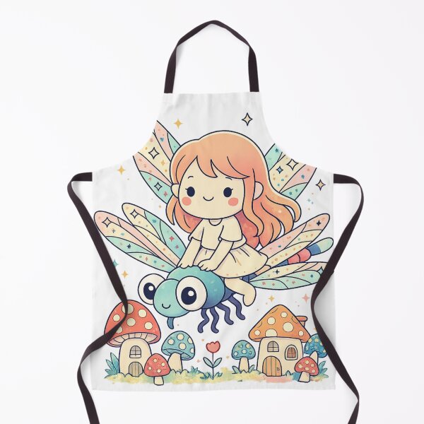 Item preview, Fairy Riding Dragonfly Enchanted World designed and sold by SoftSproutstu.