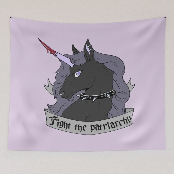 Item preview, Dark Unicorns fight back designed and sold by Spooky.Unicorns.